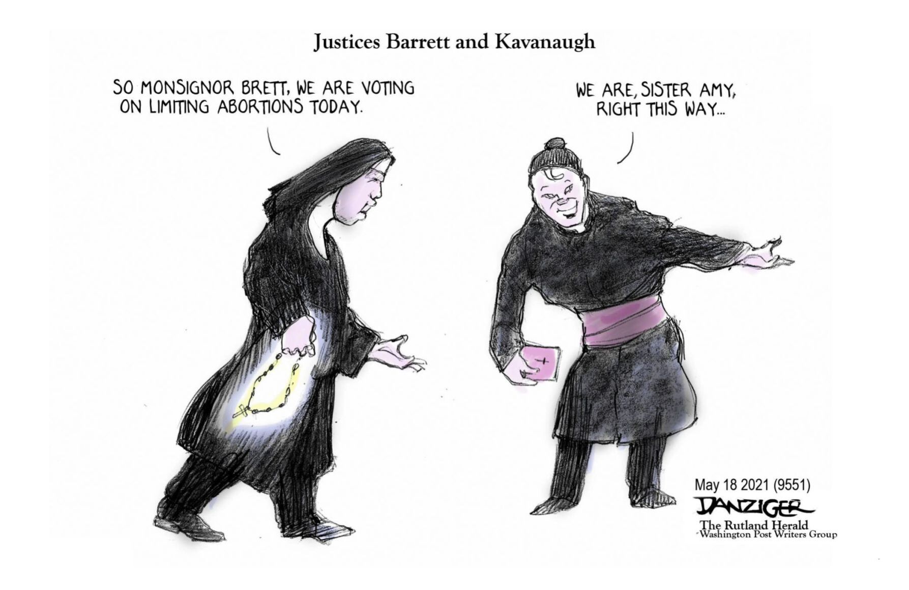 Jeff Danziger cartoon